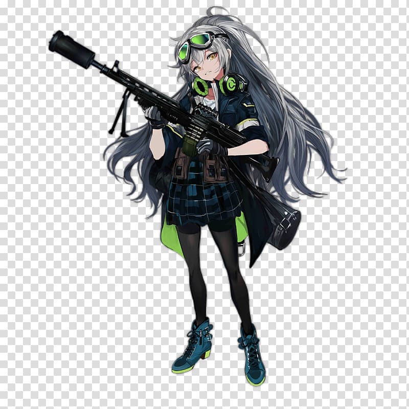 Girls\' Frontline AEK-999 PK machine gun 6P62, machine gun transparent background PNG clipart