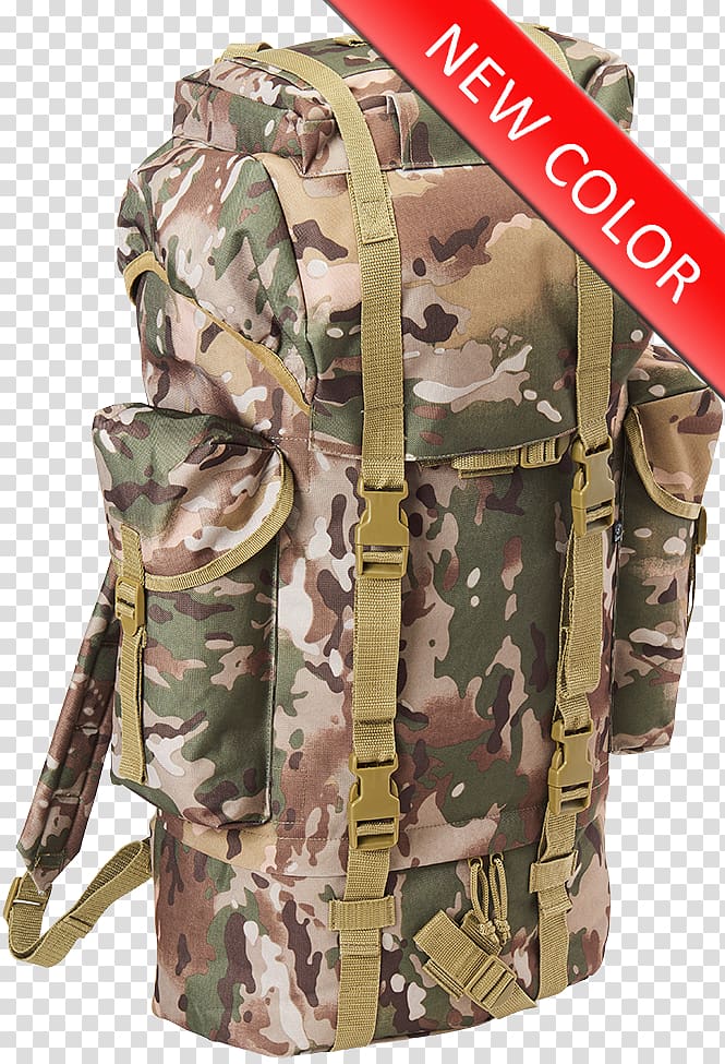 Backpack Camouflage Combat boot Flecktarn Clothing, military camouflage transparent background PNG clipart