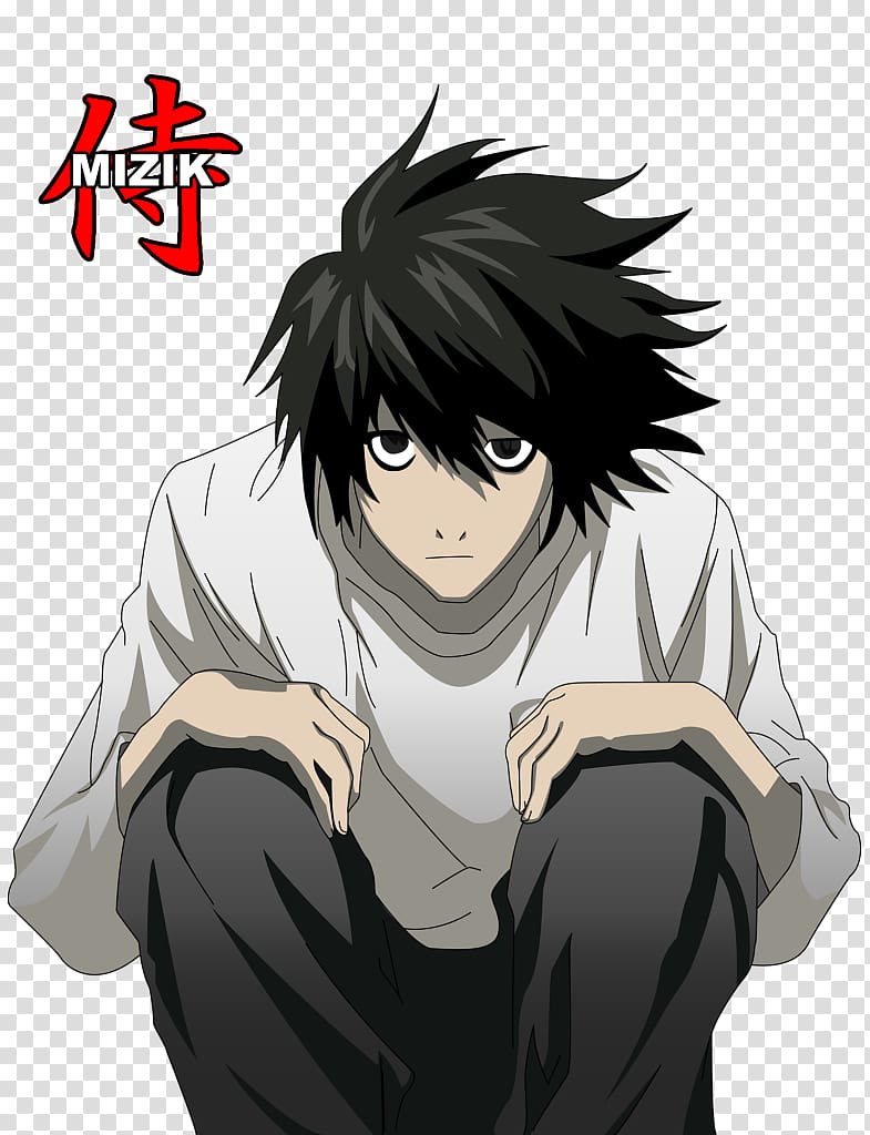 Light Yagami Near Ryuk Death Note, Anime transparent background PNG clipart
