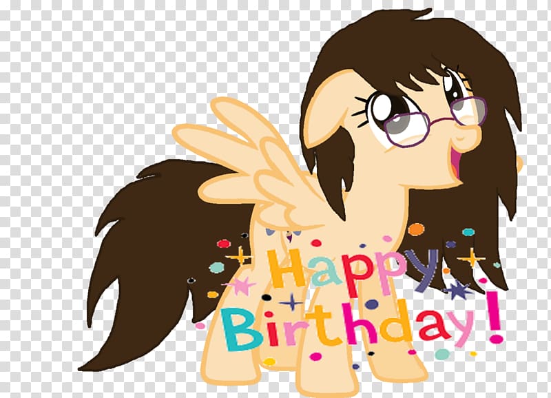 Pony Happy Birthday to You Horse Song, feliz cumpleaños transparent background PNG clipart