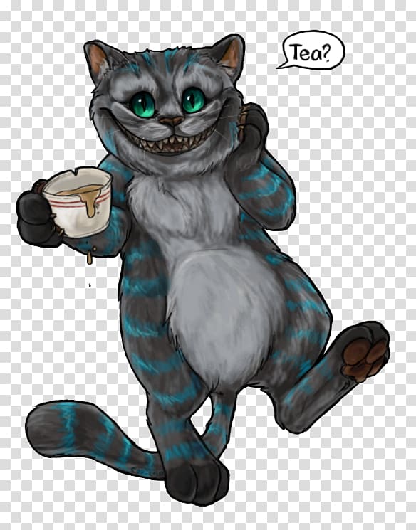 Cheshire Cat Whiskers Drawing Alice in Wonderland, Cat transparent background PNG clipart