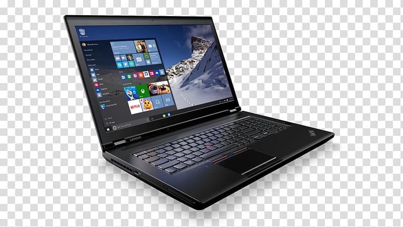 Laptop ThinkPad W Series Lenovo Workstation Nvidia Quadro, laptops transparent background PNG clipart