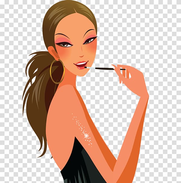 Cosmetics Make-up artist Beauty Eye Shadow, hair transparent background PNG clipart