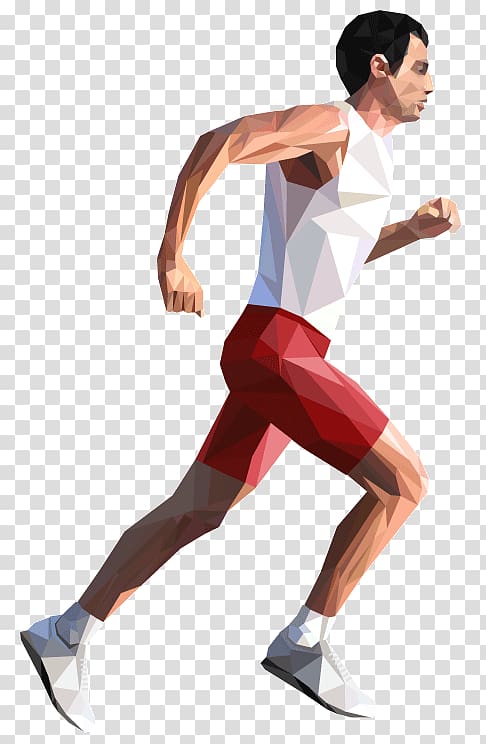 moving track runner clipart