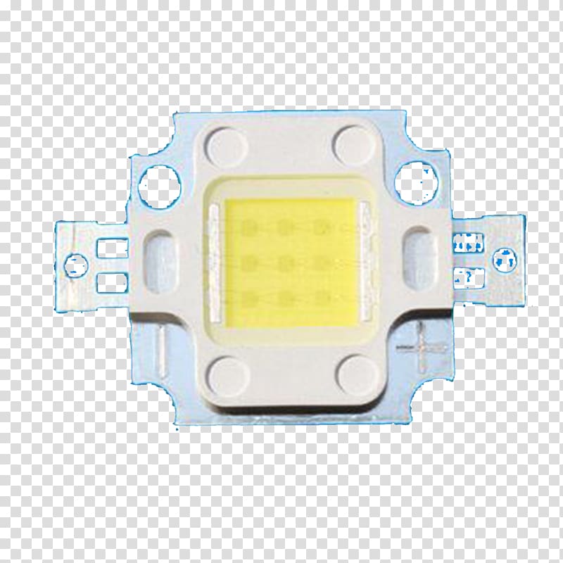 Light-emitting diode LED lamp, Square LED lamp beads transparent background PNG clipart