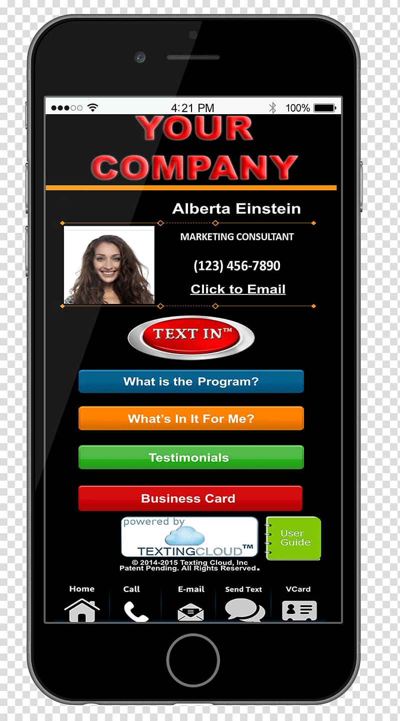 Smartphone Display advertising Font Multimedia, black business card transparent background PNG clipart