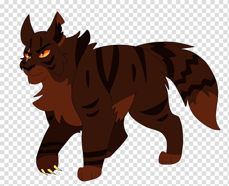 Cat Tigerstar Place of No Stars Warriors ThunderClan, Cat transparent background PNG clipart