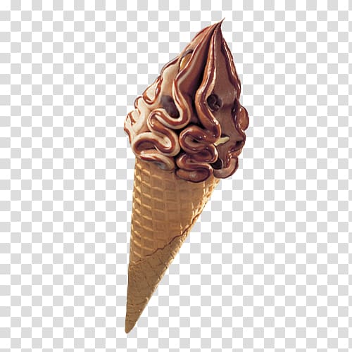 Ice Cream Cones Brittle Cornetto Chocolate, cono gelato transparent background PNG clipart