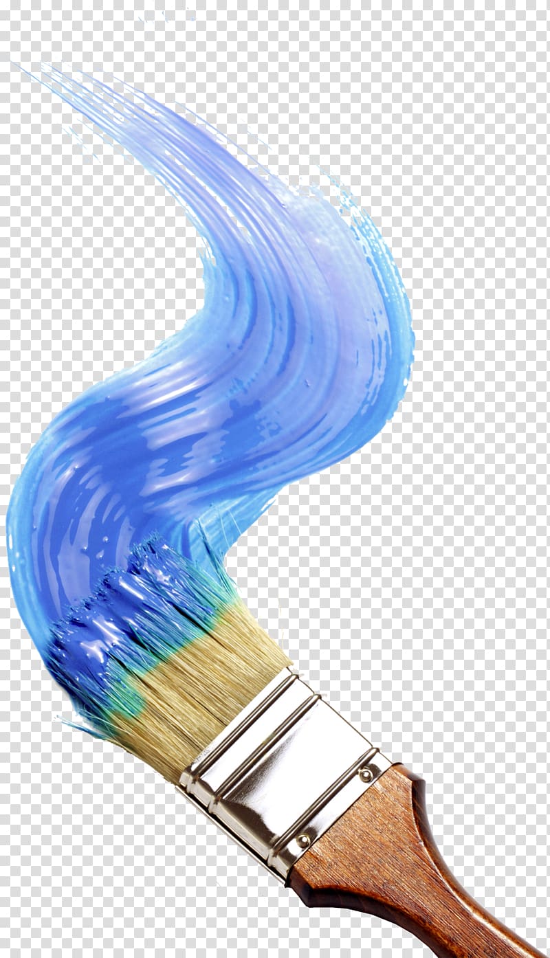 brown paint brush art, Paintbrush Painting , brushes transparent background PNG clipart