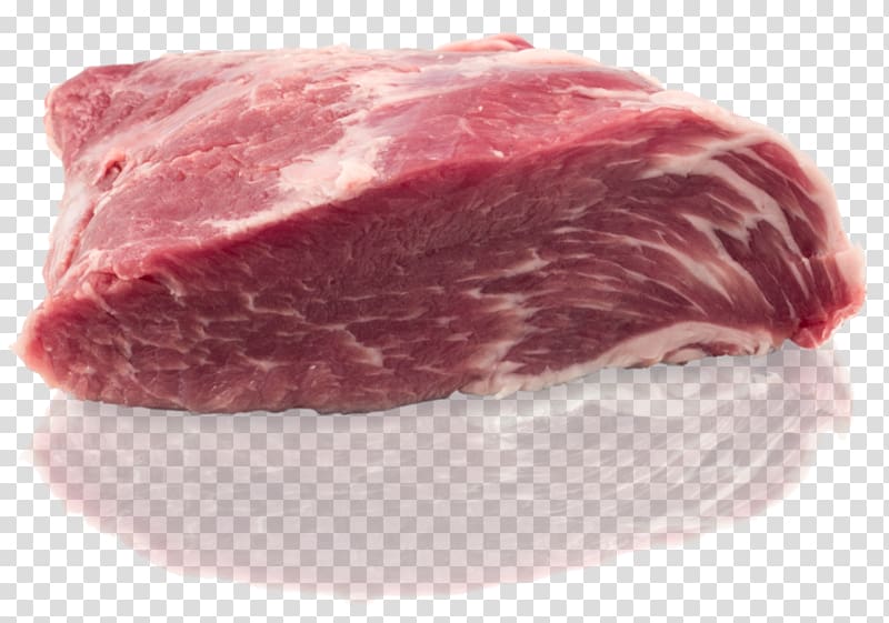 Sirloin steak Black Iberian pig Bayonne ham Roast beef, ham transparent background PNG clipart