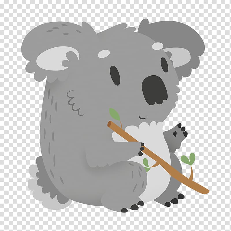 Koala Bear Illustration Cartoon Computer mouse, singing penguin transparent background PNG clipart