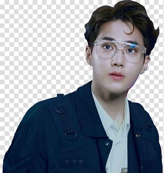 Suho EXO Power K-pop Glasses, suho from exo transparent background PNG clipart