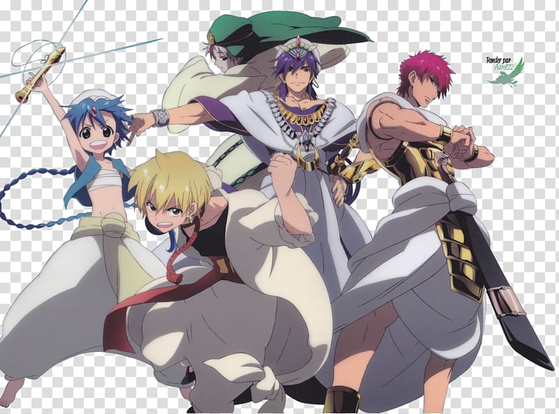 Aladdin Anime Magi: The Labyrinth of Magic Sinbad Jafar, aladdin transparent background PNG clipart