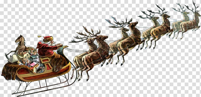Santa Claus Village Christmas Reindeer Gift, santa claus transparent background PNG clipart