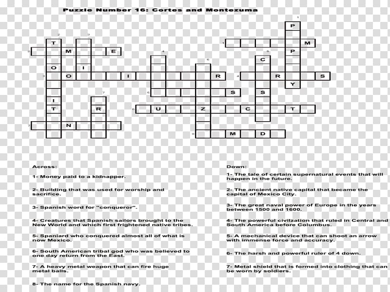 Crossword Worksheet Puzzle United States Exploration, united states transparent background PNG clipart