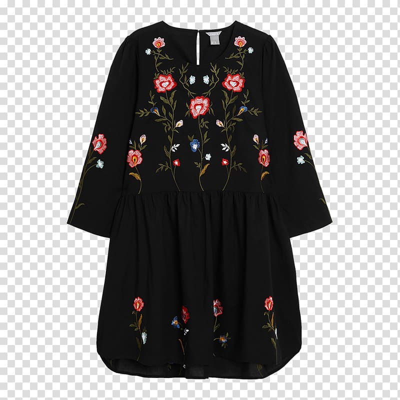 Little black dress Fashion Tunic Sleeve, moda transparent background PNG clipart