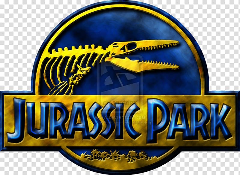 Logo Universal Jurassic Park InGen, Jurassic World logo transparent background PNG clipart