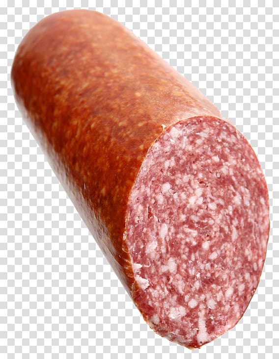 Rookworst Salami Sausage casing Ribs, sausage transparent background PNG clipart