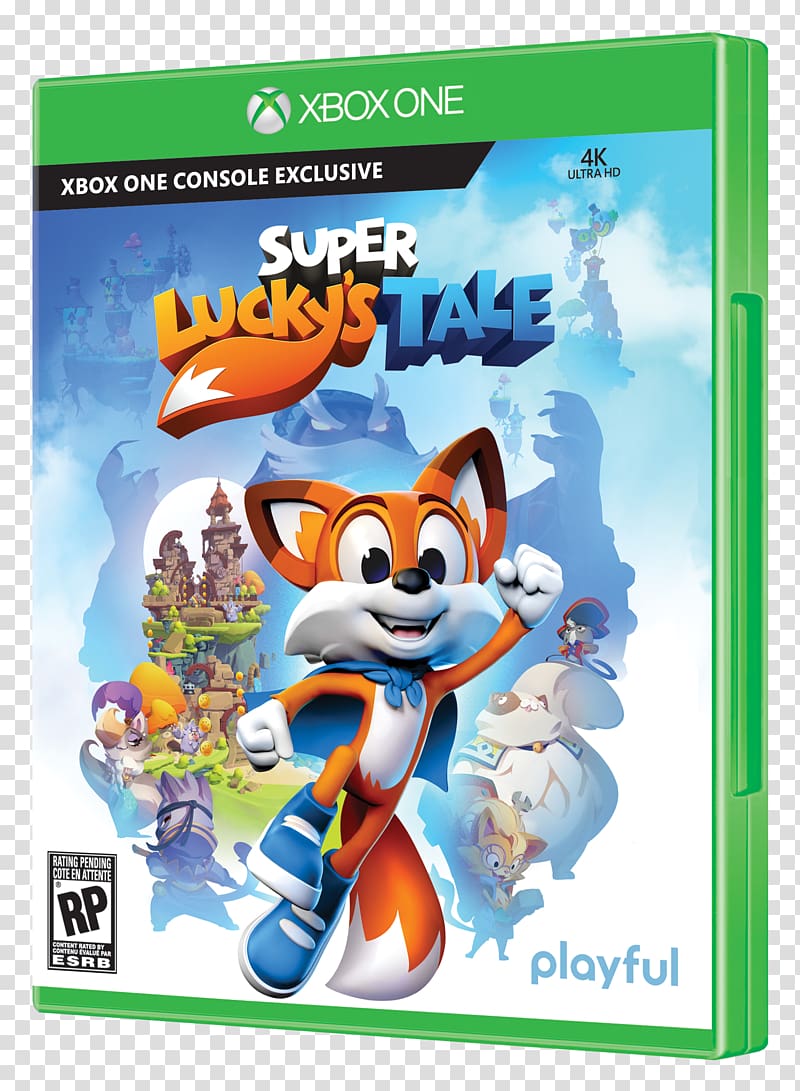 Super Lucky's Tale Microsoft Studios Xbox One Video game, microsoft transparent background PNG clipart