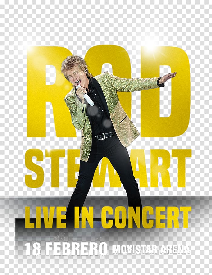 Movistar Arena Concert Poster Logo 0, Rod Stewart transparent background PNG clipart