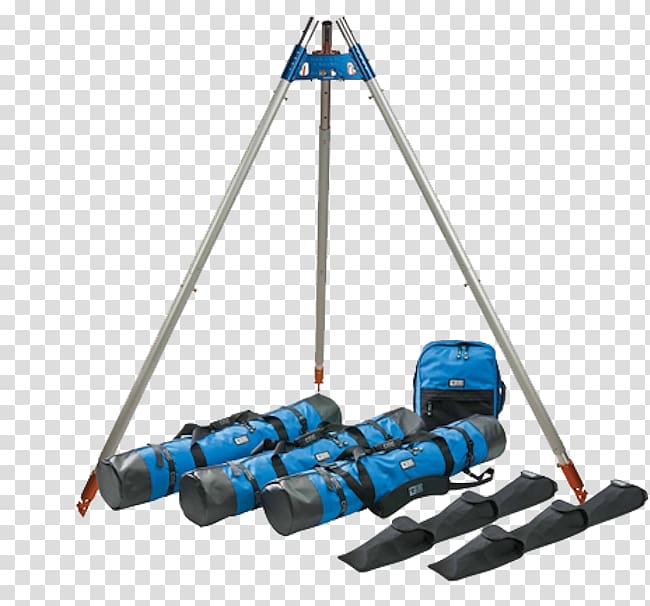 Tripod Rope rescue Pulley, rope transparent background PNG clipart