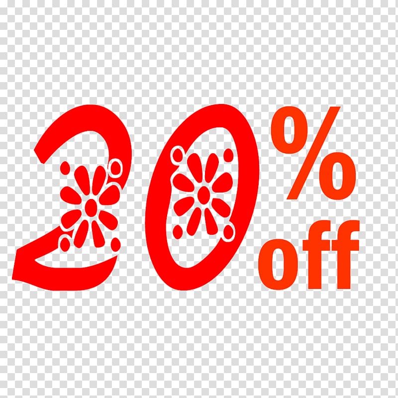 Spring 20% Off Discount Tag., others transparent background PNG clipart