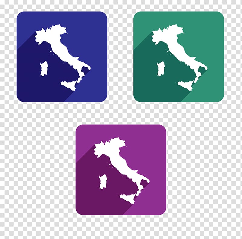 Italy Italian cuisine Flat design, Italian map icon design transparent background PNG clipart