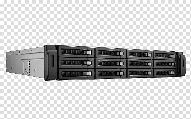 Network video recorder QNAP Systems, Inc. Network Storage Systems QNAP REXP-1220U-RP QNAP 8-Bay 2U 24 channel NVR, others transparent background PNG clipart