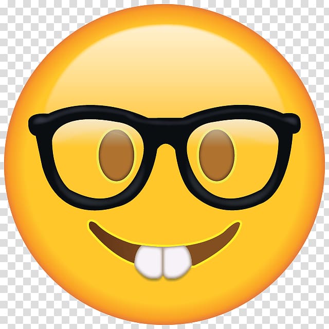 smile emoji illustration, T-shirt Emoji domain Nerd Smiley, emojis transparent background PNG clipart