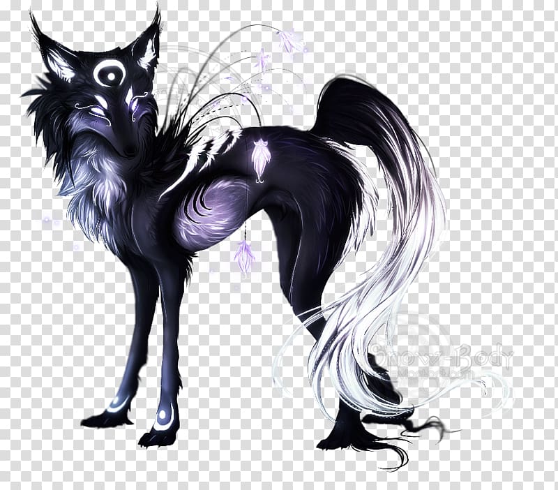 Gray wolf YouTube Black wolf Pack, draw a veiled girl transparent background PNG clipart