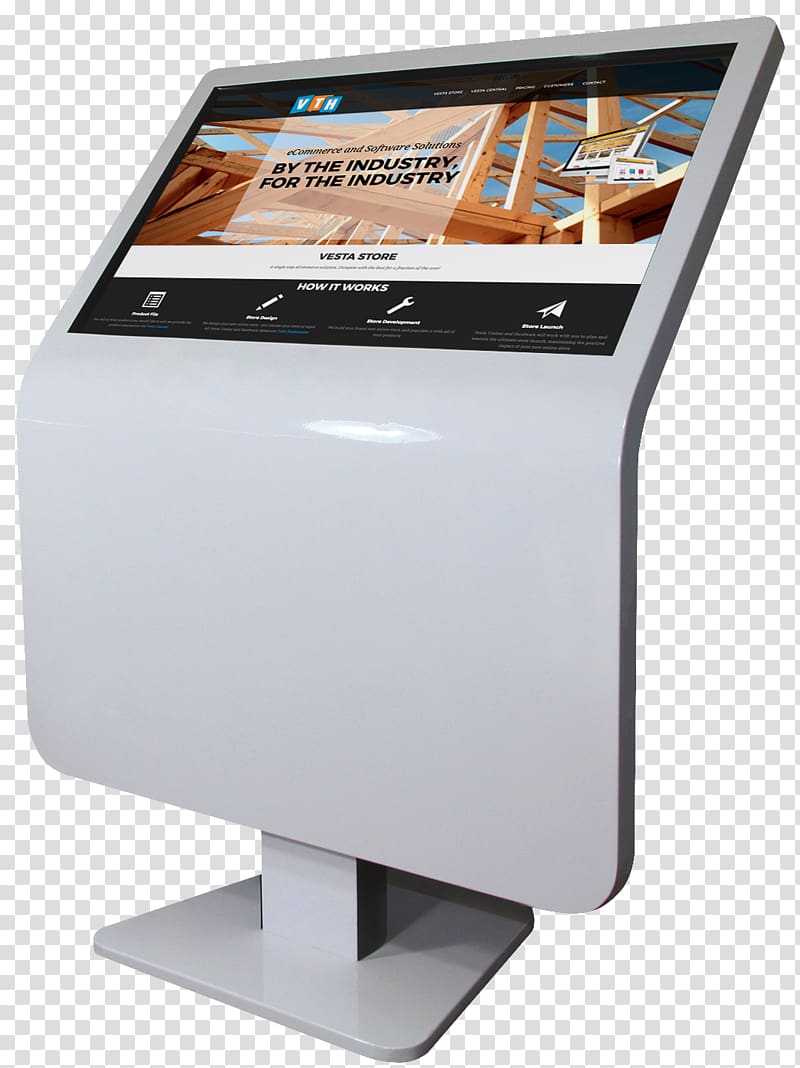 Interactive Kiosks Digital Signs Touchscreen, Digital Signage transparent background PNG clipart