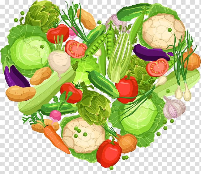 Vegetarian cuisine Vegetable Health food, Vegetable Love transparent background PNG clipart