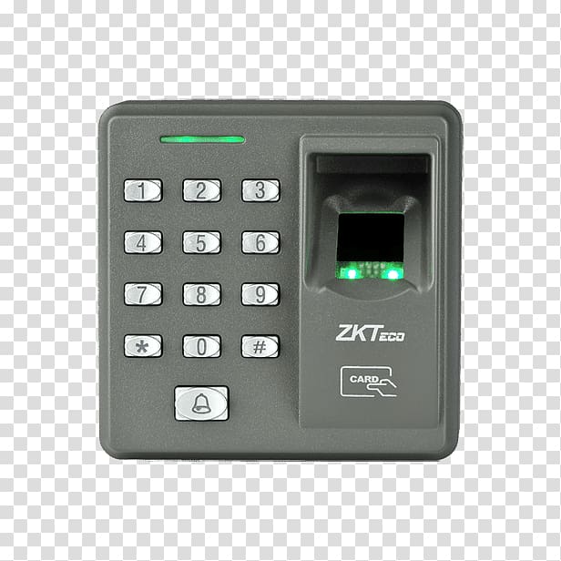 Access control Zkteco Biometrics Fingerprint Time and attendance, Price Controls transparent background PNG clipart