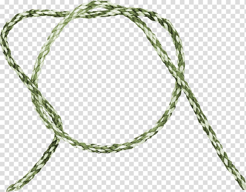 Rope Knot Green Computer file, Knotted rope green transparent background PNG clipart