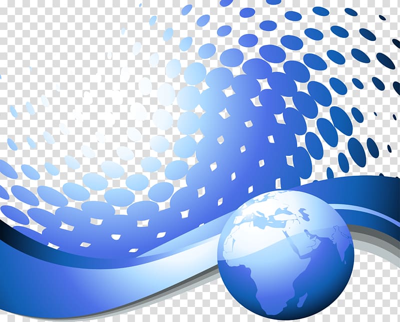 Earth , Earth Globe , Blue earth wave point background transparent background PNG clipart