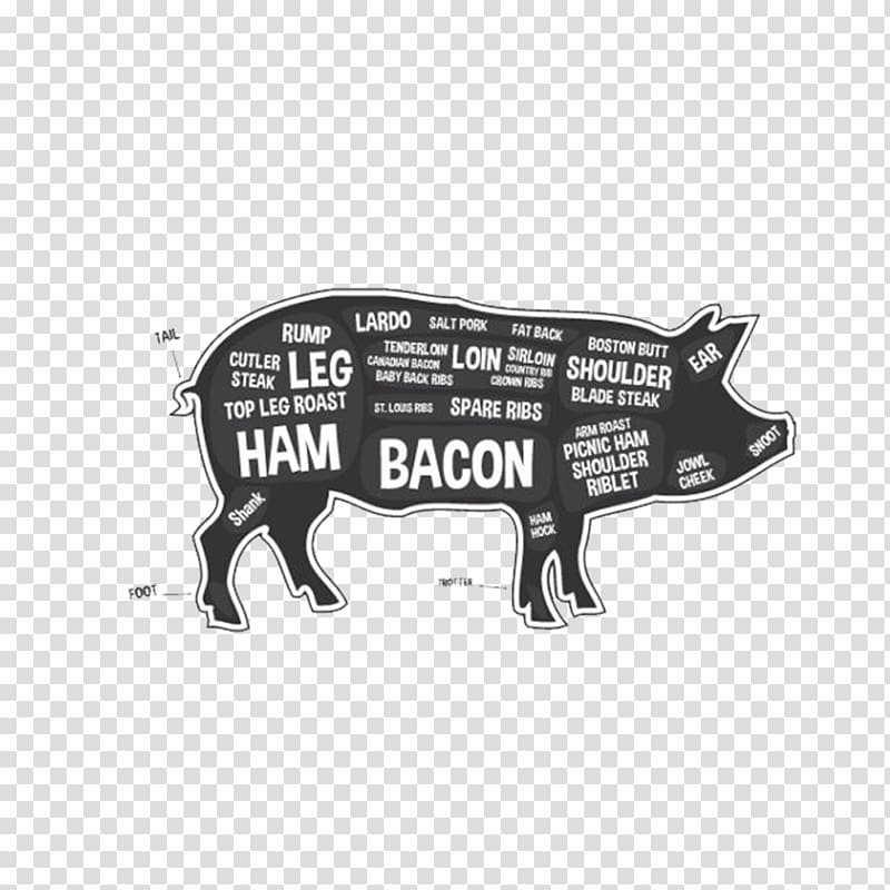 Bacon Domestic pig Butcher Meat, bacon transparent background PNG clipart