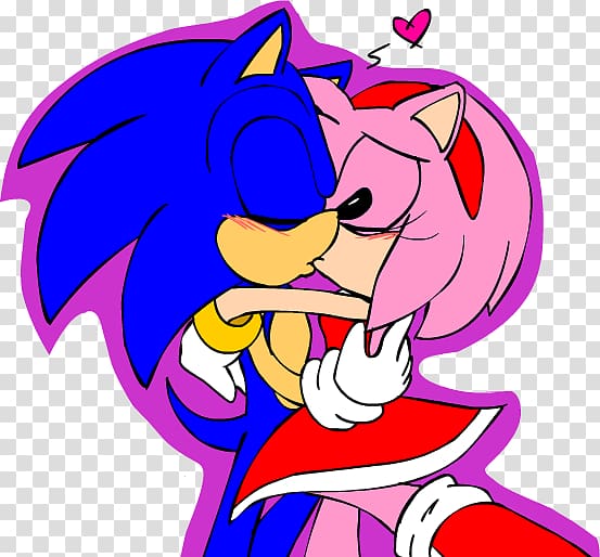 Amy Rose Knuckles the Echidna Sonic the Hedgehog Shadow the Hedgehog Rouge the Bat, ice heart transparent background PNG clipart
