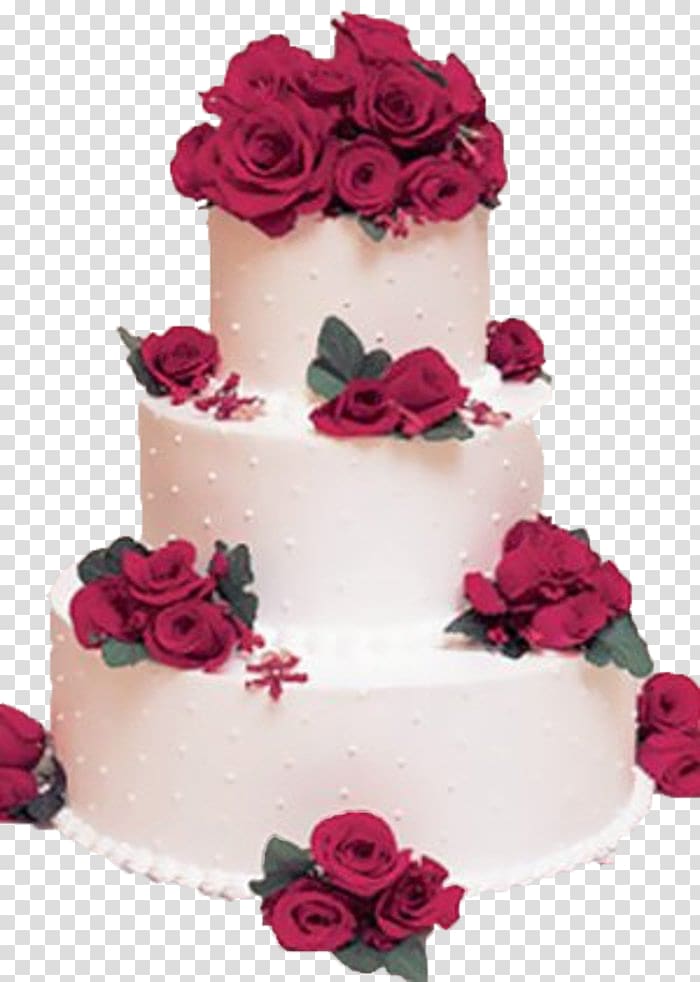 Wedding cake Cream Torte, Rose Cake transparent background PNG clipart