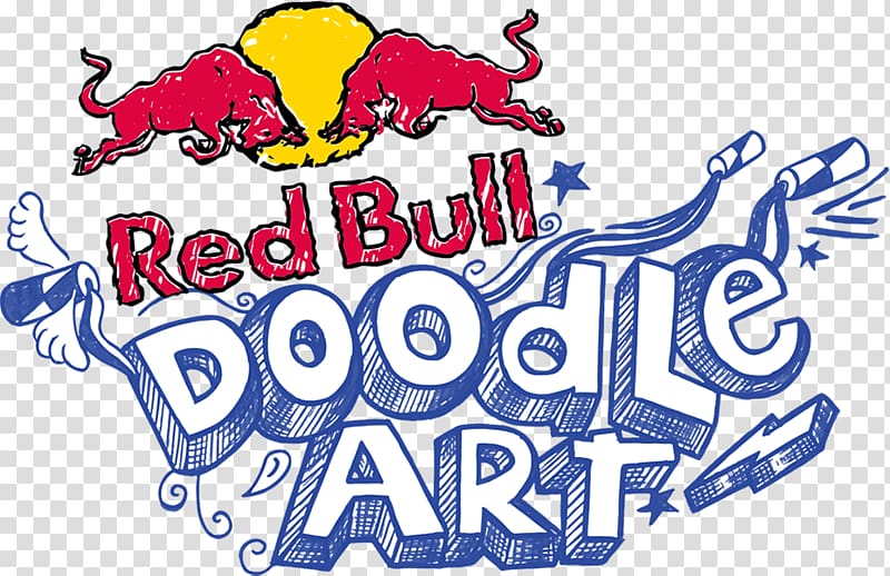 Tilt Brush Red Bull Doodle World Art, doodle transparent background PNG clipart