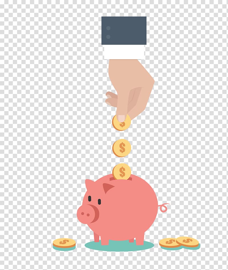 person inserting coins on piggy bank, Life insurance Saving Investment Budget Finance, color cast coin piggy bank transparent background PNG clipart