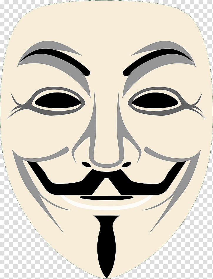 Guy Fawkes mask Gunpowder Plot Guy Fawkes Night Halloween, mask transparent background PNG clipart