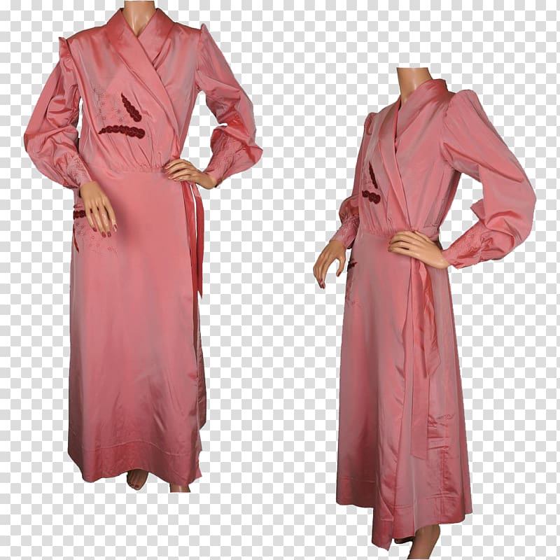 Bathrobe Dress Clothing Gown, dress transparent background PNG clipart