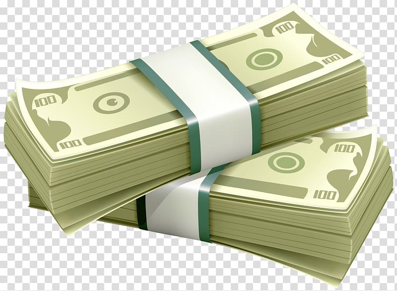 Money bag United States Dollar , falling money transparent background PNG clipart