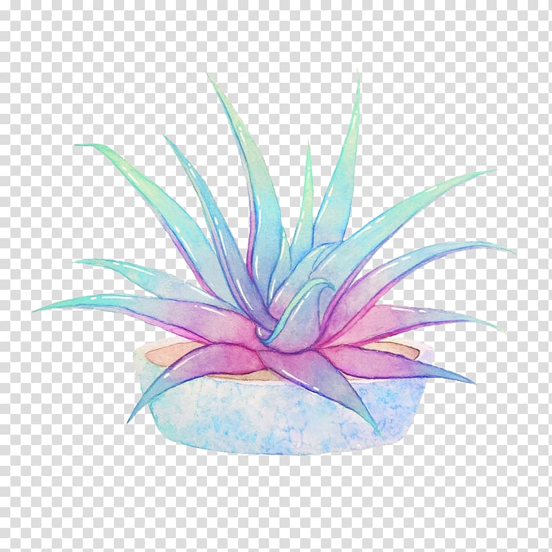 Morty Smith Pastel Plant Art Watercolor painting, plants transparent background PNG clipart