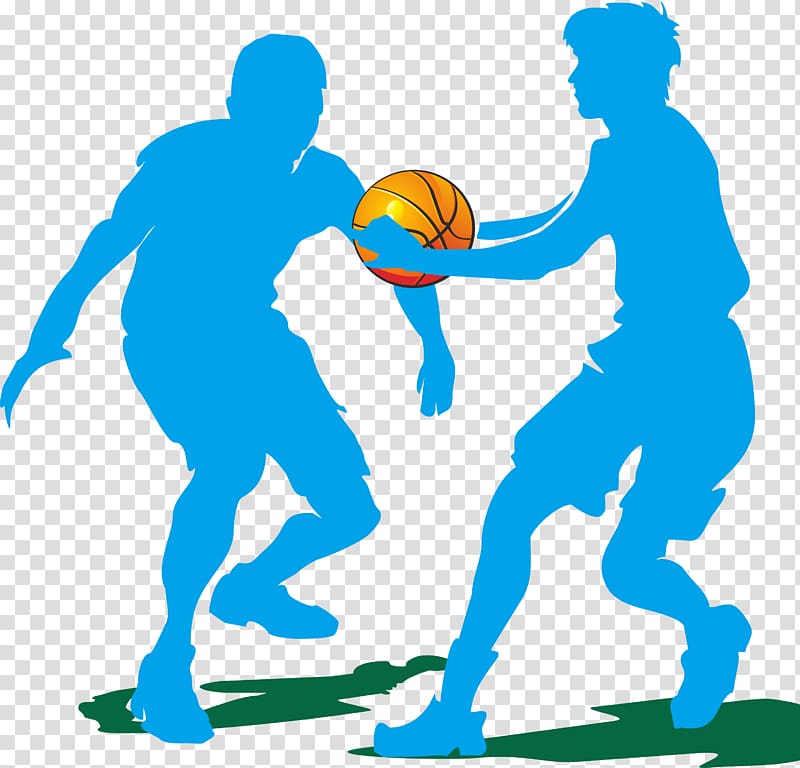 Basketball Silhouette , Basketball silhouette figures transparent background PNG clipart