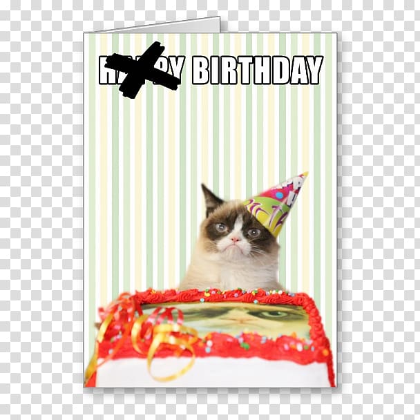 Grumpy Cat Wedding invitation Greeting & Note Cards Birthday, birthday card transparent background PNG clipart