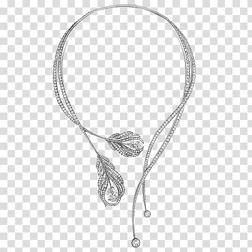Chanel Earring Necklace Jewellery Diamond, necklace transparent background PNG clipart