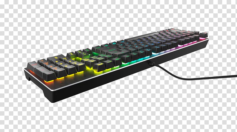 Computer keyboard Electronic component Gaming keypad Membrane keyboard, Computer transparent background PNG clipart
