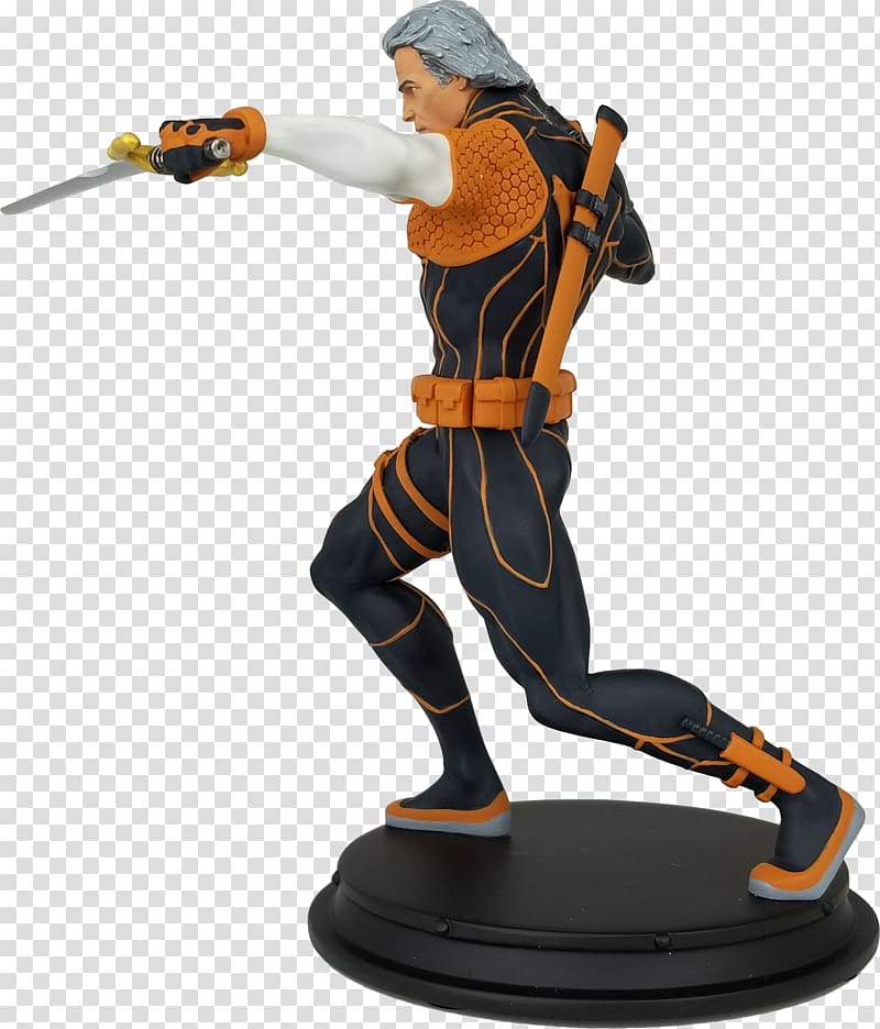 Deathstroke DC Comics Statue DC Rebirth Flash vs. Arrow, deathstroke transparent background PNG clipart