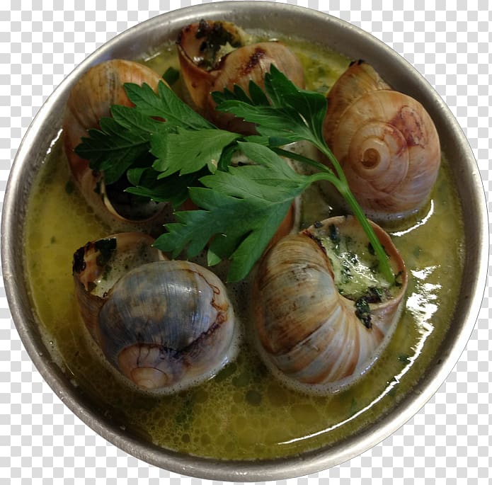 Escargot Clam Snail Recipe, Italian Restaurant transparent background PNG clipart